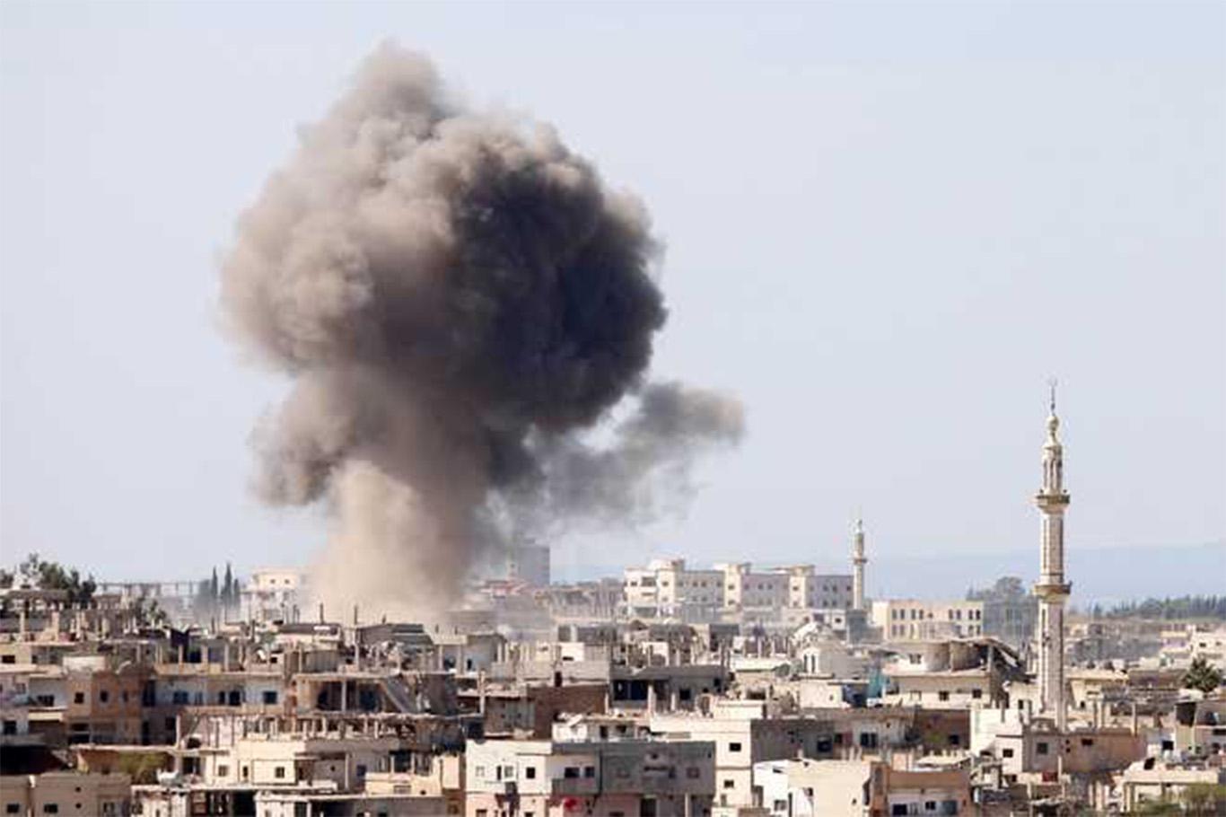Suriye hava saldırılarında 20 sivil hayatını kaybetti